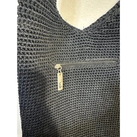 The Sak boho handbag bag black shoulder Crossbody - Picture 2 of 7